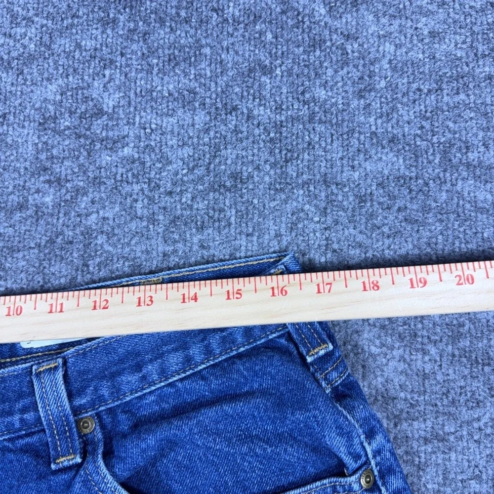 Carhartt Relaxed Fit Jeans Mens 34x30 Medium Wash Blue Denim Work Pants 381-83